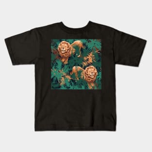 Lion in Jungle Kids T-Shirt